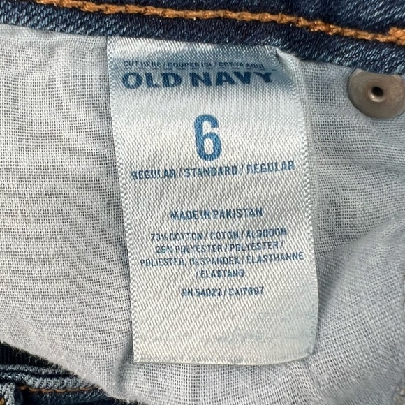 Old Navy Mid Rise Skinny Stretch Jeans Size 6 Women’s - Picture 4 of 5